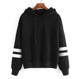 High Quality Fashion Shirt Womens Long Sleeve Hoodie Jumper Hooded O-Neck Pullover Tops Casual short T shirt for Ladies
