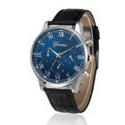 Genvivia 2017 Roman Style Leather Quartz men Watches Brand Men Military Silicone Men Sports Watch Waterproof Relogio Masculino