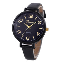 2016 fashion watches Women PU Leather Casual quartz-watch Clock Women Wristwatch Dress Watch Female Relogio Feminino