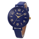 2016 fashion watches Women PU Leather Casual quartz-watch Clock Women Wristwatch Dress Watch Female Relogio Feminino