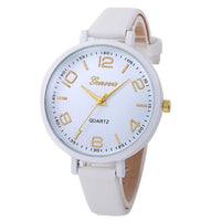 2016 fashion watches Women PU Leather Casual quartz-watch Clock Women Wristwatch Dress Watch Female Relogio Feminino