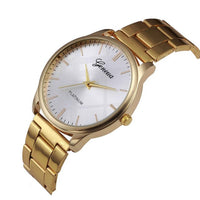 Fashion Women Watch Crystal Stainless Steel Analog Quartz Wrist Watch Bracelet Silver Gold Watches Wristwatch Ladies Dress Watch