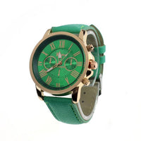 Relojes Feminino 2017 Roman Numerals Quartz Watches Women Fashion Casual Women's Watches PU Leather WristWatches Clocks
