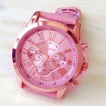 Relojes Feminino 2017 Roman Numerals Quartz Watches Women Fashion Casual Women's Watches PU Leather WristWatches Clocks