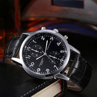 Fashion 2017 New Wristwatches For Men PU Leahter Quartz Watch Women Casual Watches Clocks relogio masculino