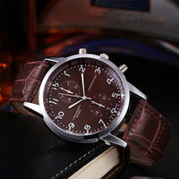 Fashion 2017 New Wristwatches For Men PU Leahter Quartz Watch Women Casual Watches Clocks relogio masculino