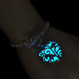 Fashion Women Ladies Night Luminous Jewelry Personality Luminous Bracelet Blue