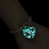 Fashion Women Ladies Night Luminous Jewelry Personality Luminous Bracelet Blue