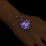 Fashion Women Ladies Night Luminous Jewelry Personality Luminous Bracelet Blue