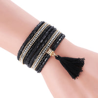 Fashion Women Lots Style Bracelet Rhinestone Bangle Charm Cuff Jewelry Beige