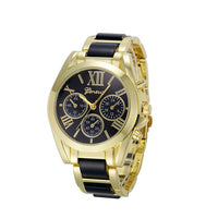 2017 Luxury Brand Watches Women Gold Quratz-Watch For Women Horloges Geneva Roman Numeral Wrist Watch Montre Femme &03
