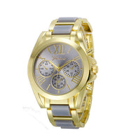 2017 Luxury Brand Watches Women Gold Quratz-Watch For Women Horloges Geneva Roman Numeral Wrist Watch Montre Femme &03
