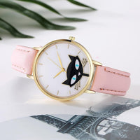 GAIETY Fashion Women's Watch 2017 Cute Cat Ladies Wrist Watches Analog relojes Clock Woman Dress Quartz Watch Montre Femme #814