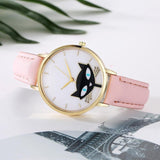 GAIETY Fashion Women's Watch 2017 Cute Cat Ladies Wrist Watches Analog relojes Clock Woman Dress Quartz Watch Montre Femme #814
