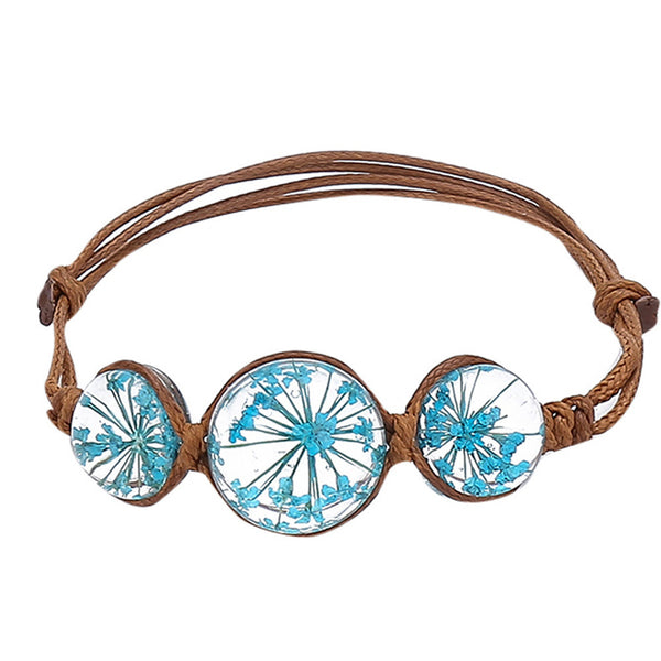 Rope Charm Friendship Bracelets Bangles Dandelion Accessories Wedding Jewelry BU