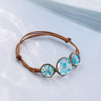 Rope Charm Friendship Bracelets Bangles Dandelion Accessories Wedding Jewelry BU