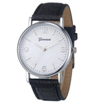 Deluxe Genevasiness Crocodile Leather Analog Quartz Unisex Wrist Watch