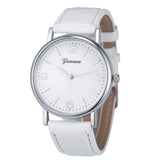 Deluxe Genevasiness Crocodile Leather Analog Quartz Unisex Wrist Watch