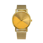 Womens Fashion Classic Geneva Quartz Stainless Steel Wrist Watch