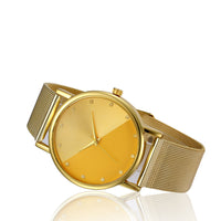 Womens Fashion Classic Geneva Quartz Stainless Steel Wrist Watch