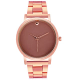 Fashion Man Women Crystal Stainless Steel Analog Quartz Wrist Watch