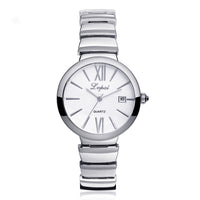 New Luxury Ladies Classic Analog Quartz Watches Stainless Steel