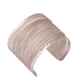 Fashion Europe  pierced graphic Metal Bracelet GD