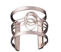 Fashion Europe irregular pierced graphic Metal Bracelet GD