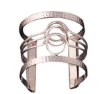 Fashion Europe irregular pierced graphic Metal Bracelet GD