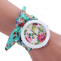 Fashion Leisure Womens Quartz Watch Scarves Crystal Diamond Wrist Watch