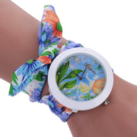 Fashion Leisure Womens Quartz Watch Scarves Crystal Diamond Wrist Watch