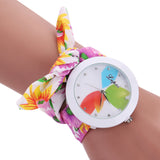 Fashion Leisure Womens Quartz Watch Scarves Crystal Diamond Wrist Watch