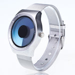 Mens Womens Unisex Metal Mesh Band Fashion Quartz Wrist Watch