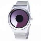Mens Womens Unisex Metal Mesh Band Fashion Quartz Wrist Watch