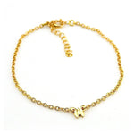 Women Beach Barefoot Toe Butterfly Chain Link Foot Anklet Chain Jewelry GD