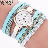 CCQ Women Fashion Casual Analog Quartz Women  Watch Bracelet Watch