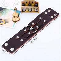 New Retro Punk Style Star Shape Handmade Cowhide Strap Bracelet Nice Gifts