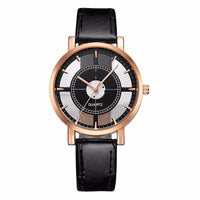 Women Neutral Personality Simple Analog Wrist Delicate Unique Hollow Watch