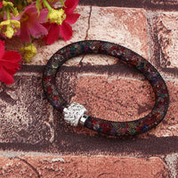 2015 Stardust Mesh Bracelets Crystal Magnetic Clasp Bangles Jewelry PP