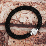 2015 Stardust Mesh Bracelets Crystal Magnetic Clasp Bangles Jewelry PP
