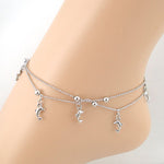 Dolphin Fish Women Chain Anklet Bracelet Sandal Beach Foot Jewelry