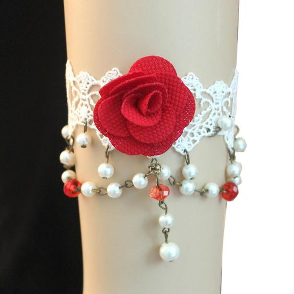 Women Fashion Lace Upper Arm Armlet Chain Armband Bracelet for Wedding