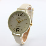 Geneva Women Faux Leather Analog Quartz Wrist Watch