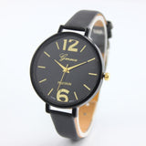 Geneva Women Faux Leather Analog Quartz Wrist Watch