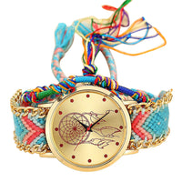 vansvar Handmade Ladies Vintage Quartz Watch Dreamcatcher  Friendship Watches