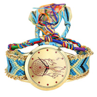 vansvar Handmade Ladies Vintage Quartz Watch Dreamcatcher  Friendship Watches
