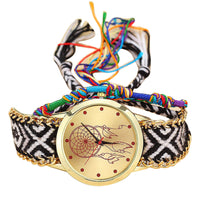 vansvar Handmade Ladies Vintage Quartz Watch Dreamcatcher  Friendship Watches