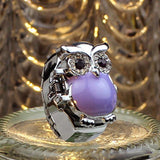 New Hot Creative Fashion Retro Owl Finger Watch Clamshell Ring Watch