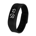 LED Sports Running Watch Date Rubber Bracelet Digital Wrist Watch