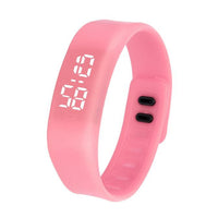 LED Sports Running Watch Date Rubber Bracelet Digital Wrist Watch